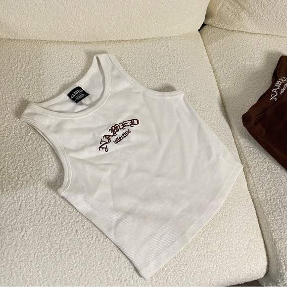 Named collective matching set shorts and top Lounge wear - Picture 2 of 3